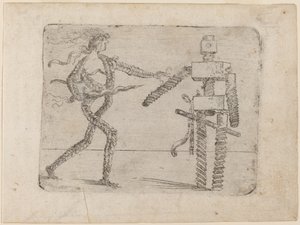 Z „Bizzarie di different Figures” autorstwa Giovanni Battista Bracelli