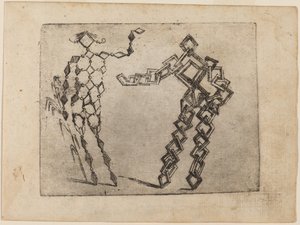 Z „Bizzarie di different Figures” autorstwa Giovanni Battista Bracelli