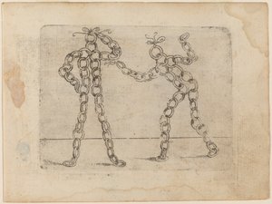 Z „Bizzarie di different Figures” autorstwa Giovanni Battista Bracelli