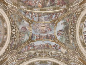 Historie Świętego Krzyża, 1631-32 autorstwa Giovanni Battista Carlone