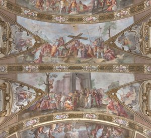 Historie Świętego Krzyża, 1631-32 autorstwa Giovanni Battista Carlone