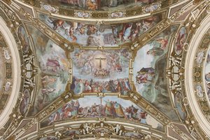 Historie Świętego Krzyża, 1631-32 autorstwa Giovanni Battista Carlone