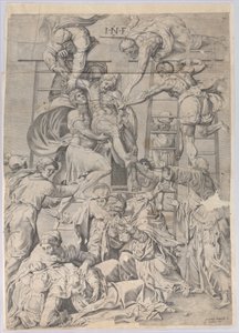 Zdjęcie z krzyża, 1550-1600. autorstwa Giovanni Battista Cavalieri