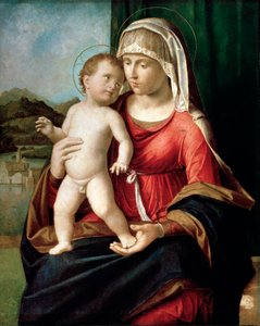 Dziewica z Dzieciątkiem, między 1496 a 1499. autorstwa Giovanni Battista Cima da Conegliano