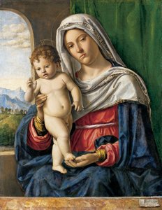 Dziewica z Dzieciątkiem, ok. 1500-4 (olej na topoli) autorstwa Giovanni Battista Cima da Conegliano