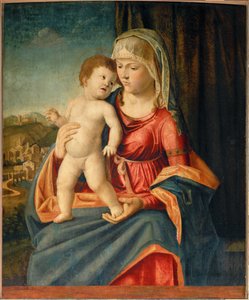 Dziewica i dziecko ... autorstwa Giovanni Battista Cima da Conegliano