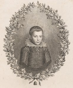 John Milton jako chłopiec, 1760. autorstwa Giovanni Battista Cipriani