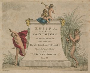Rosina, opera komiczna wystawiona w Theatre Royal, Covent Garden autorstwa Giovanni Battista Cipriani