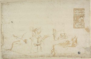 Szkice tematów mitologicznych autorstwa Giovanni Battista Cipriani