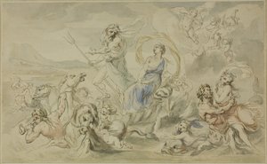 Triumf Neptuna autorstwa Giovanni Battista Cipriani