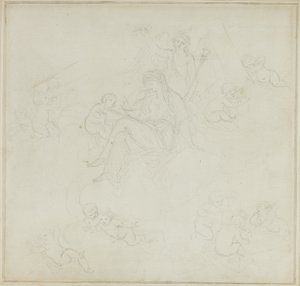 Wenus z puttami autorstwa Giovanni Battista Cipriani