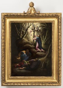 Agonia w ogrodzie, ok. 1595 (olej na miedzi) autorstwa Giovanni Battista Cremonini