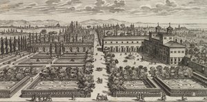 Widok Willi Medici, po 1677 r. autorstwa Giovanni Battista Falda