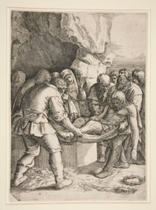 Złożenie do grobu autorstwa Giovanni Battista Franco (called Il Semolei)