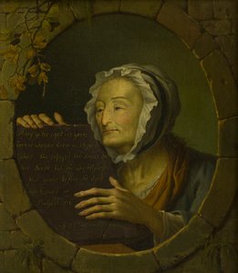 Portret Mary Yates (1649-1776) (olej na płótnie) autorstwa Giovanni Battista Innocenzo Colombo