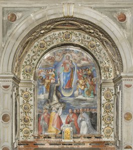 Matka Boża Różańcowa, ok. 1615 autorstwa Giovanni Battista Maganza