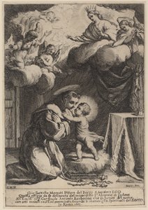 Św. Antoni z Padwy autorstwa Giovanni Battista Mercati