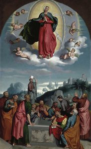 Wniebowzięcie Najświętszej Maryi Panny autorstwa Giovanni Battista Moroni
