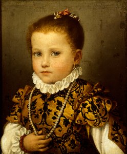 Dziewczyna z rodziny Redetti autorstwa Giovanni Battista Moroni