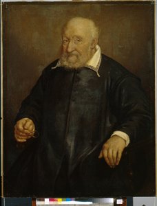 Portret Christoforo Novati (?) (Portret C. Novati). Obraz Giovan Battista Moroni (1520 lub 1525-1578), olej na płótnie. Sztuka włoska (Bergamo) autorstwa Giovanni Battista Moroni