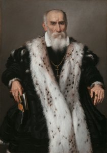 Portret Gian Girolamo Albani 1504-1591, 1573. autorstwa Giovanni Battista Moroni