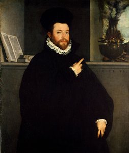 Portret zdrowego mężczyzny – Giovanni Battista Moroni (ok. 1525-1578) autorstwa Giovanni Battista Moroni