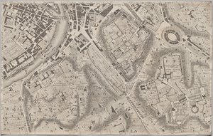 Nowa mapa Rzymu ujawniona przez Giambattistę Nolliego w roku MDCCXLVII, znana jako La Pianta Grande di Roma