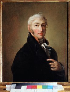 „Portret rosyjskiego pisarza i historyka Nikołaja Karamzina (1766-1826)” Obraz Giovanniego Battisty Damona Ortolaniego (1750-około 1810) 1805 Muzeum Pamięci A. Puszkina Sankt Petersburg autorstwa Giovanni Battista Ortolani Damon