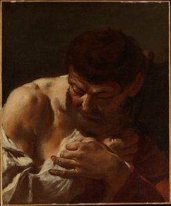 Popiersie mężczyzny (święty Maciej) autorstwa Giovanni Battista Piazzetta