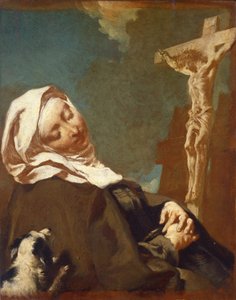 Święta Małgorzata z Kortony autorstwa Giovanni Battista Piazzetta
