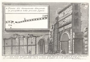 Akwedukt Acqua Giulia, Speco della Giulia autorstwa Giovanni Battista Piranesi