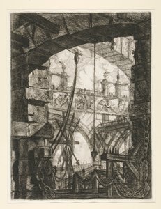 Więzienia, IV: Grand Piazza autorstwa Giovanni-Battista Piranesi