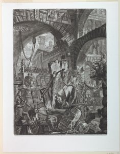 Więzienia serii Plate II autorstwa Giovanni Battista Piranesi