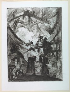 Seria Carceri, płyta IX autorstwa Giovanni Battista Piranesi