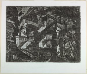 Seria Carceri, płyta XIV autorstwa Giovanni Battista Piranesi