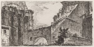 Za Augusta autorstwa Giovanni Battista Piranesi