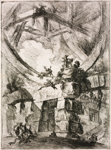 Z cyklu Wyimaginowane więzienia Le Carceri dInvenzione autorstwa Giovanni Battista Piranesi
