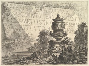 Strona tytułowa strony tytułowej, 1748. autorstwa Giovanni Battista Piranesi