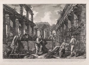 Frontyspis, z różnych widoków autorstwa Giovanni-Battista Piranesi
