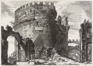 Grobowiec Cecylii Metelli autorstwa Giovanni Battista Piranesi