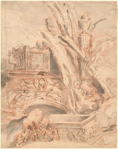 Grottesco z grobowcem Nerona autorstwa Giovanni Battista Piranesi