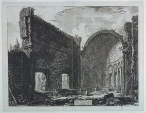 Willa Hadriana w pobliżu Tivoli, „Widoki Rzymu” (1748-1778) autorstwa Giovanni Battista Piranesi
