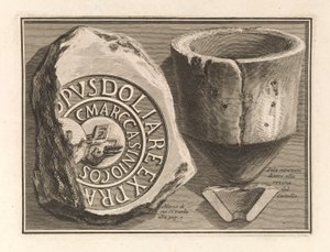 Ruiny Zamku autorstwa Giovanni-Battista Piranesi