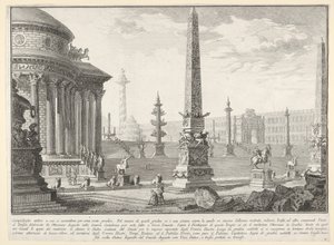 Tablica 10: Starożytny Kapitol wszedł po około stu stopniach [...] Campido..., 1743. autorstwa Giovanni Battista Piranesi