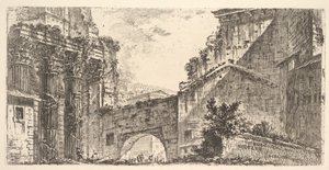 Tablica 15: Forum Augusta Forum Augusta, ca. 1748. autorstwa Giovanni Battista Piranesi