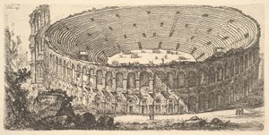 Płyta 25: Amfiteatr w Weronie Amfiteatr w Weronie, ca. 1748. autorstwa Giovanni Battista Piranesi