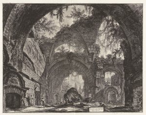 Ruiny d autorstwa Giovanni Battista Piranesi
