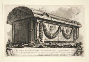 Grób Marii Honoriusza Imp. Twoja żona autorstwa Giovanni Battista Piranesi