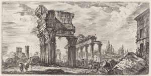 Świątynia Jowisza Gromu autorstwa Giovanni Battista Piranesi