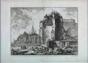 Świątynia Wenus w Rzymie autorstwa Giovanni Battista Piranesi
